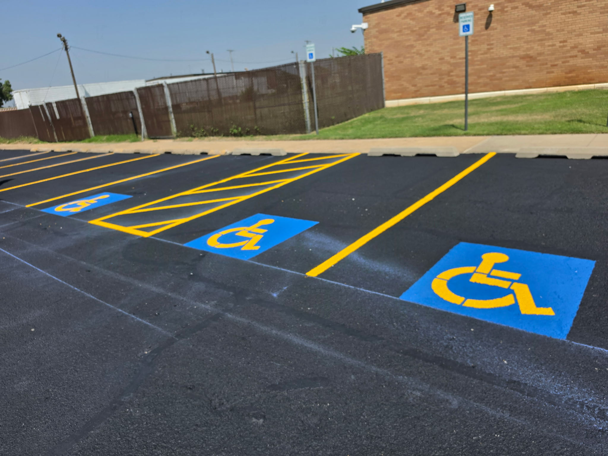 Fresh accessible markings
